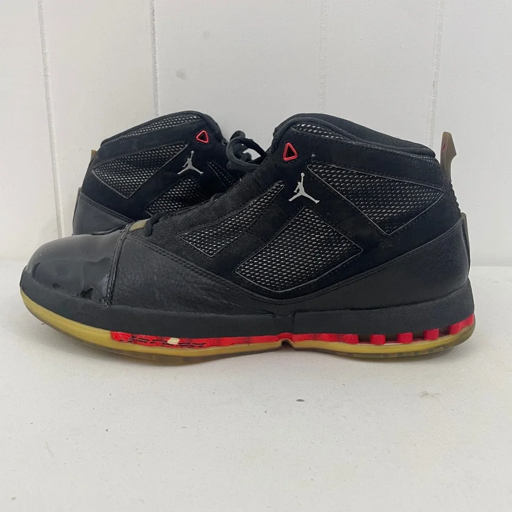 Air Jordan XVI 16 OG Black Varsity Red 2001 136059-061 Men's Size 10.5 NO BOX